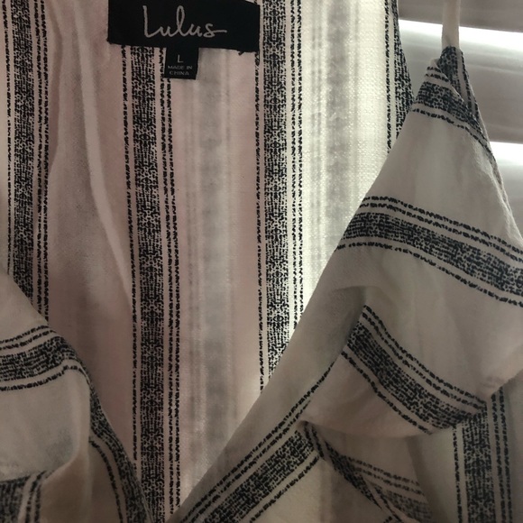 NWT Lulus brand new black and white dress size Large - Picture 4 of 4